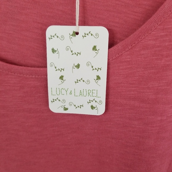 Lucy & Laurel 1x top handkerchief embroidered hem - Picture 5 of 6